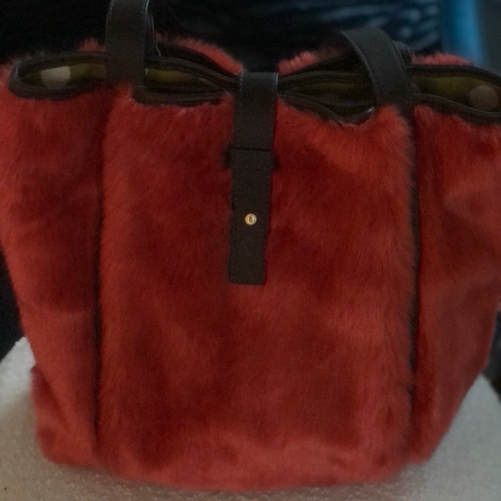 Boden Faux Fur Tote Bag